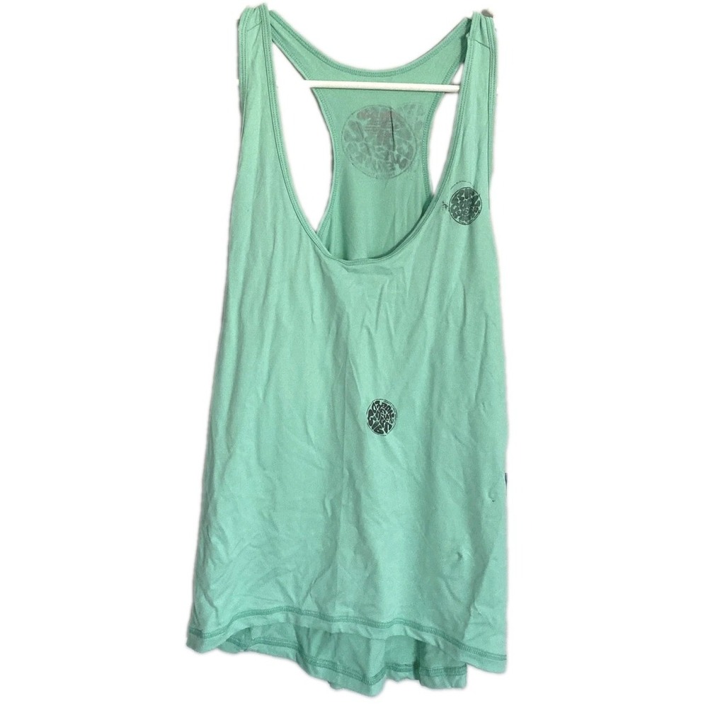Rip Curl Canoe Tank Top Womens L Ice Color 50+ UPF Loose Fit Surf Racerback NWT